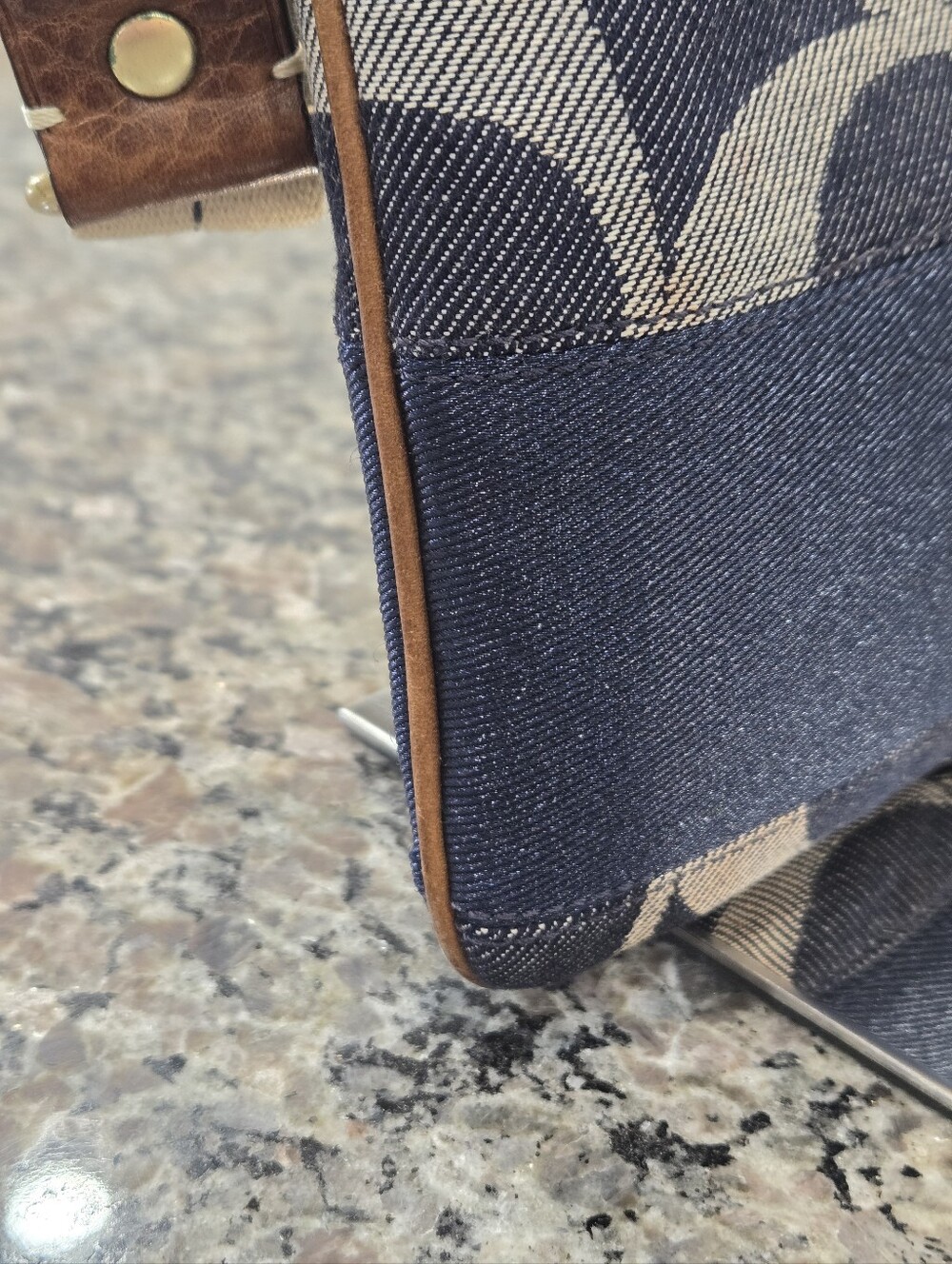 Coach Denim Signature Swingpack Crossbody Bag - Picture 8 of 14